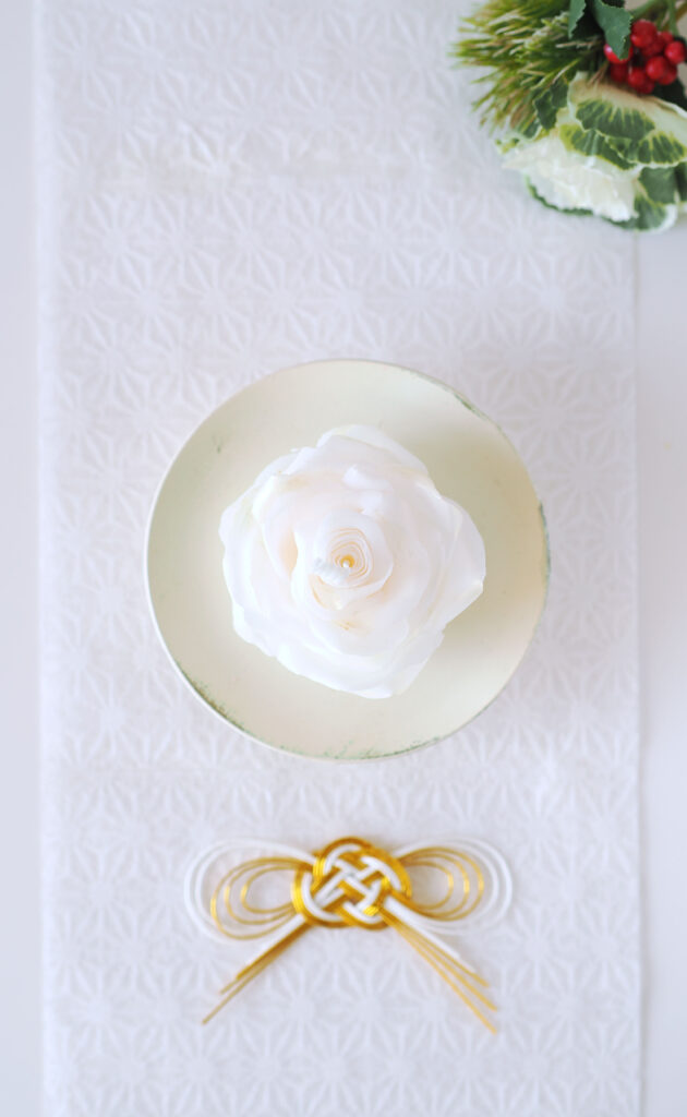 Rieco Rose Candle 正月のし